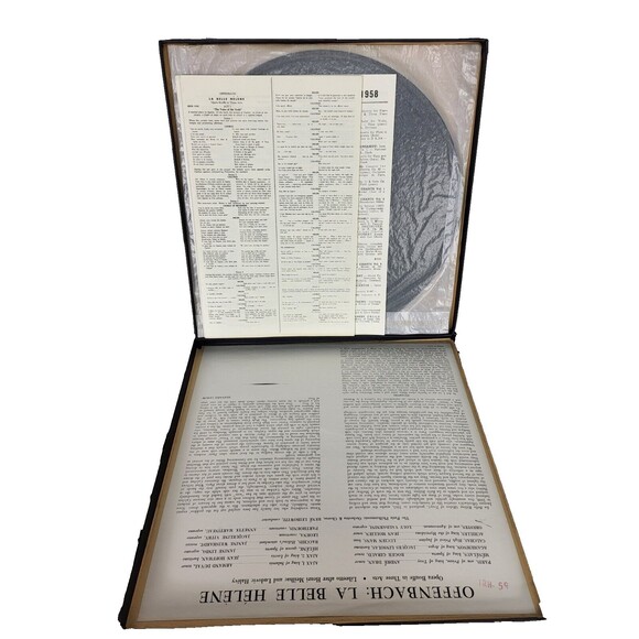 Offenbach La Belle Helene Renaissance Helene-Linda Felder Paris-Andre Dran Vinyl - Picture 3 of 11